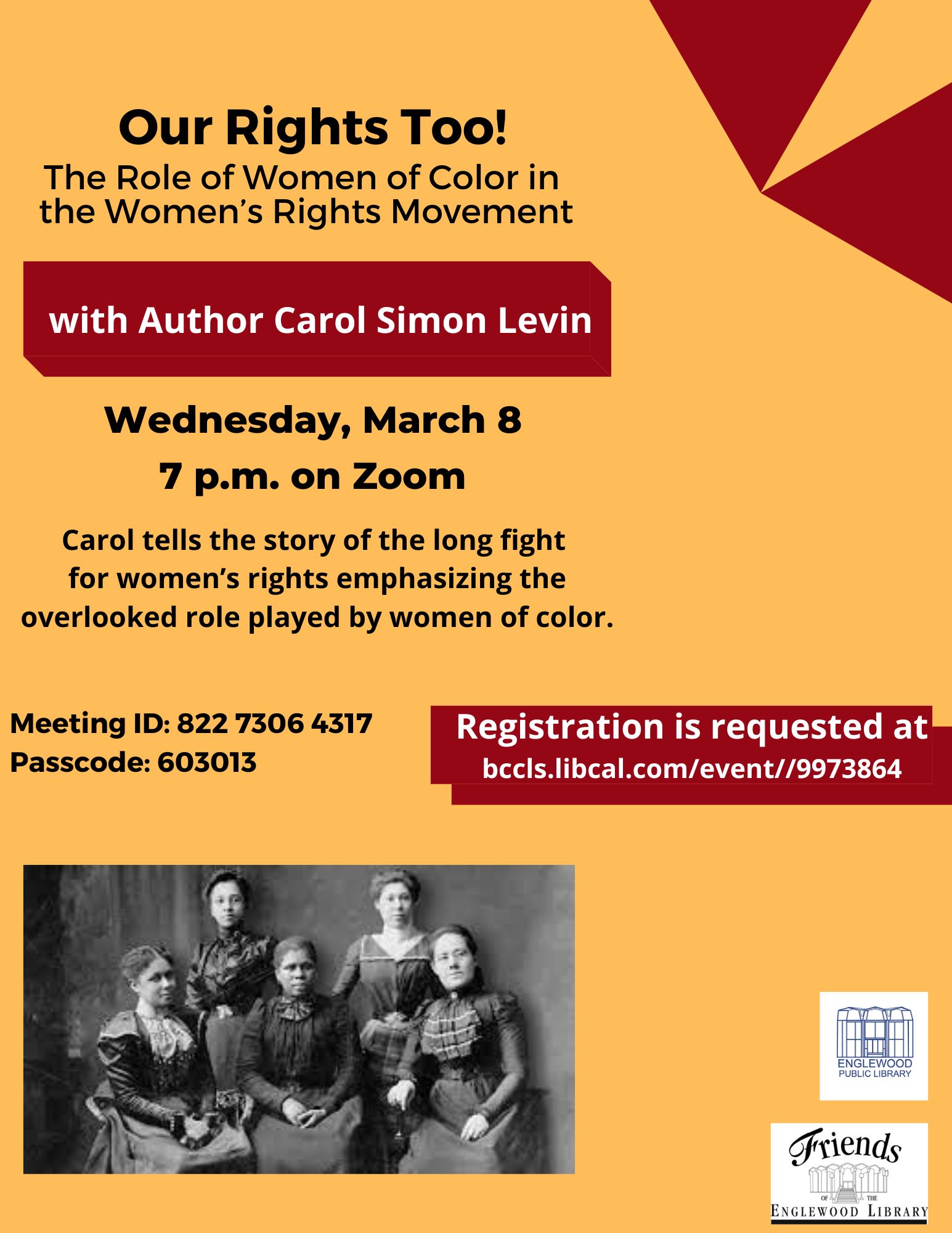 Levin--Our Rights Too! Flyer